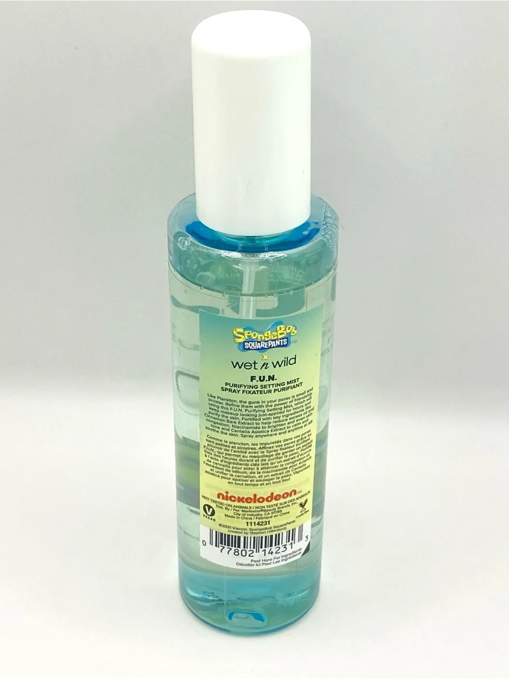 Wet n Wild Makeup X‎ SpongeBob F.U.N. FUN Purifying Setting Face Mist 3.4 oz